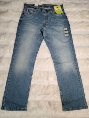 Levi's 514 Straight Fit Blue Jeans Blue Men 32x30 NEW